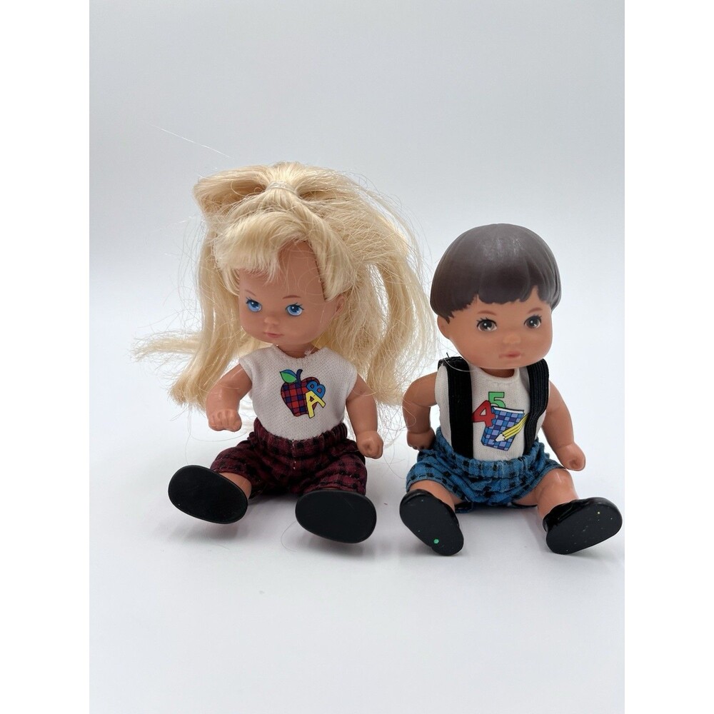 Vintage Barbie Kelly & Tommy Doll Lot School Daze 1990s ABC 123 Outfits Shoes
